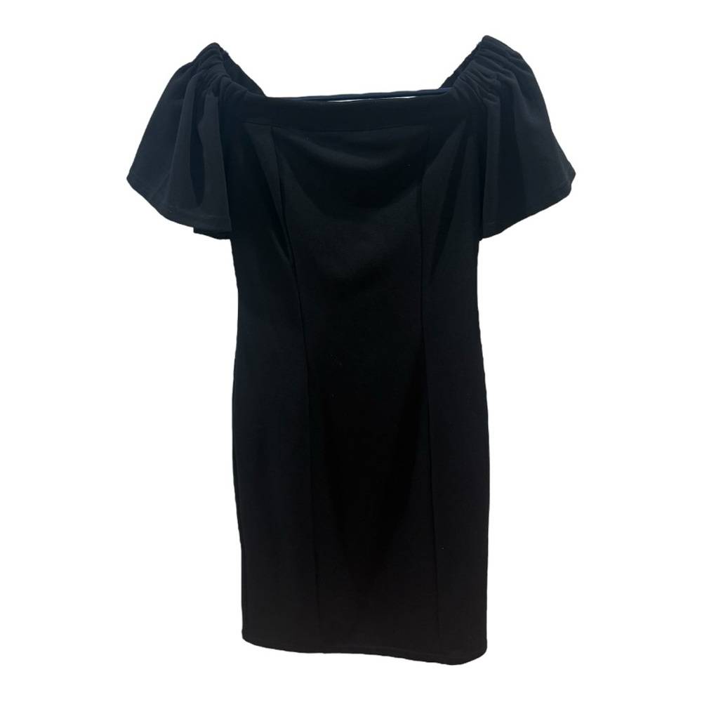 Lulu's Black Off-Shoulder Mini Dress Size S